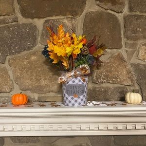 Fall floral arrangement, all flowers included!